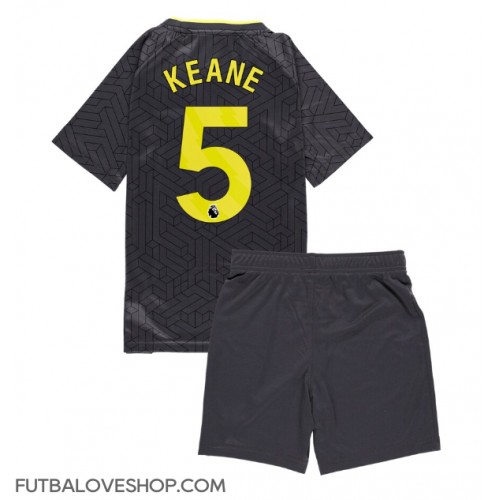 Dres Everton Michael Keane #5 Preč pre deti 2024-25 Krátky Rukáv (+ trenírky)